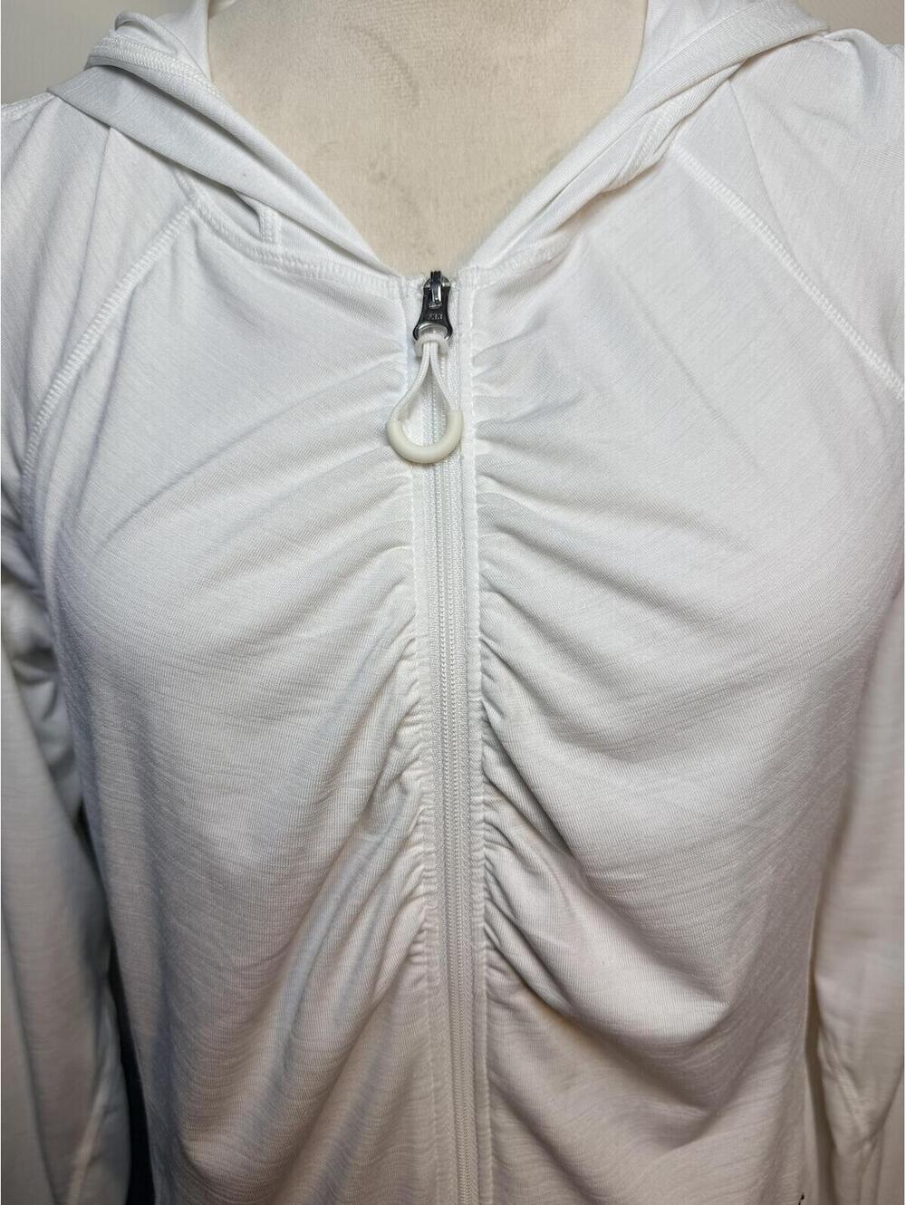 Athleta Hooded Zip Up Jacket Womens Medium - Picture 5 of 9